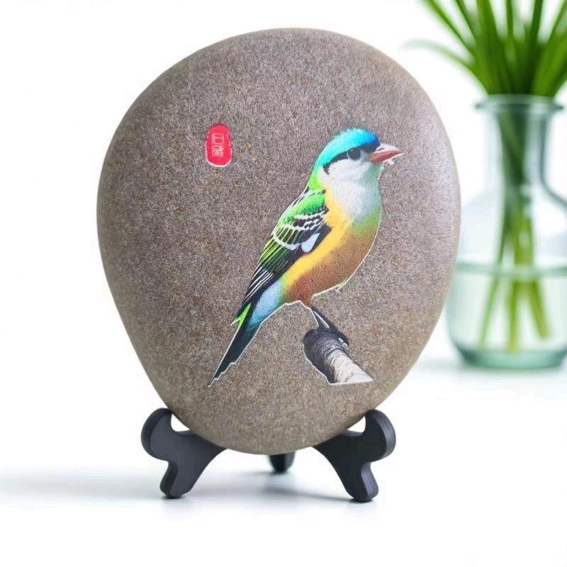 小哥石头画家居饰品