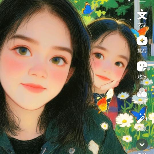 @励