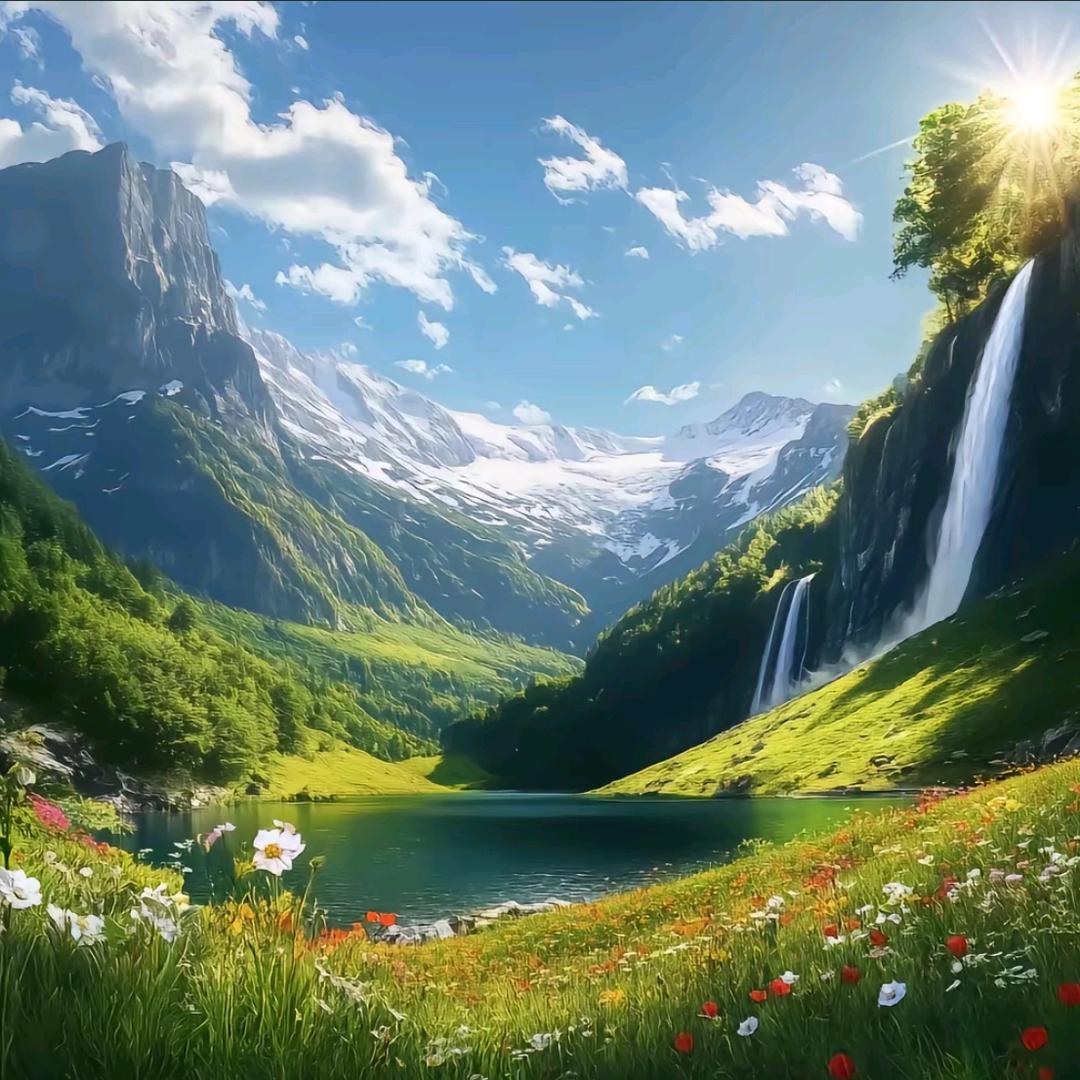 站在墙头上看雨