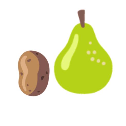 土豆与鸭梨（超自然）