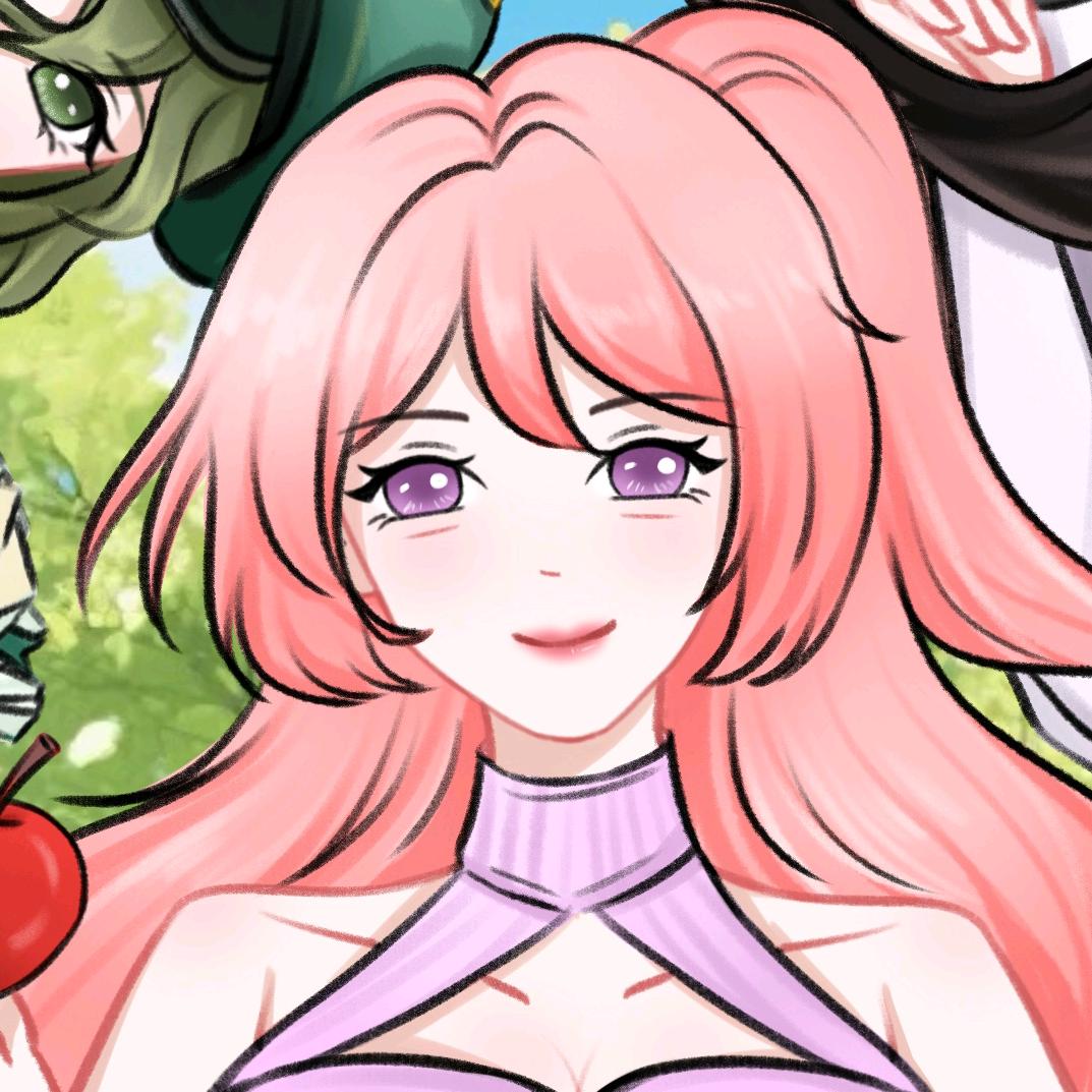 树梢上的红月亮