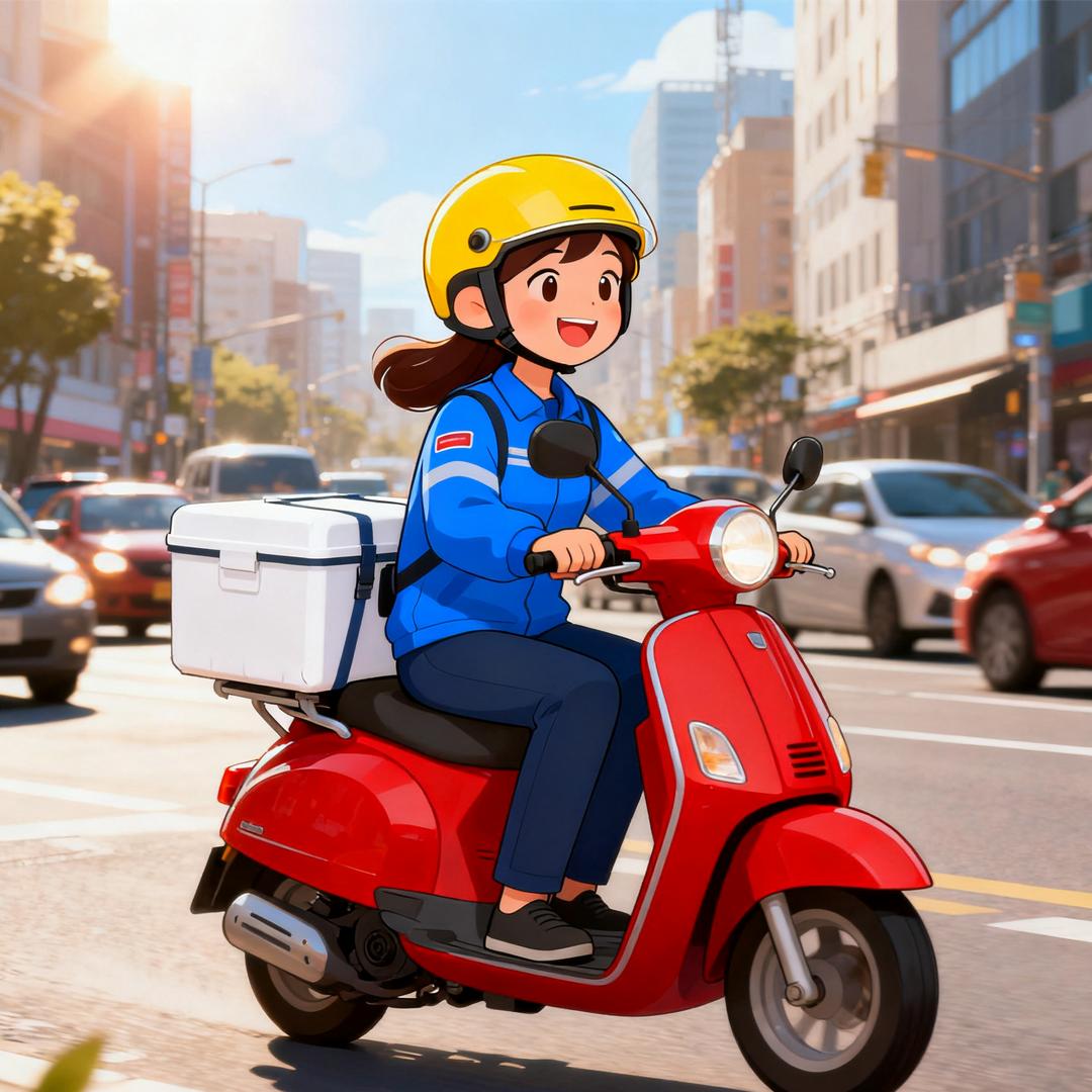 95后女外卖员（+摆摊）