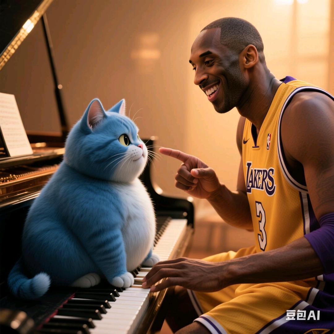 劳大教胖猫弹钢琴