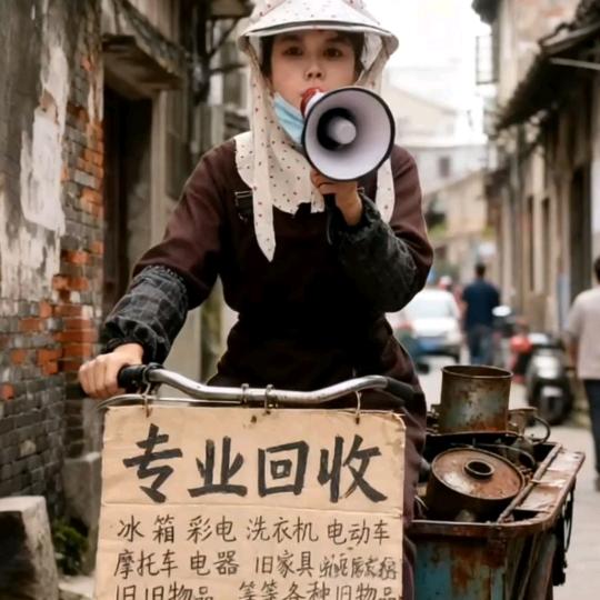 大妈，回收破烂
