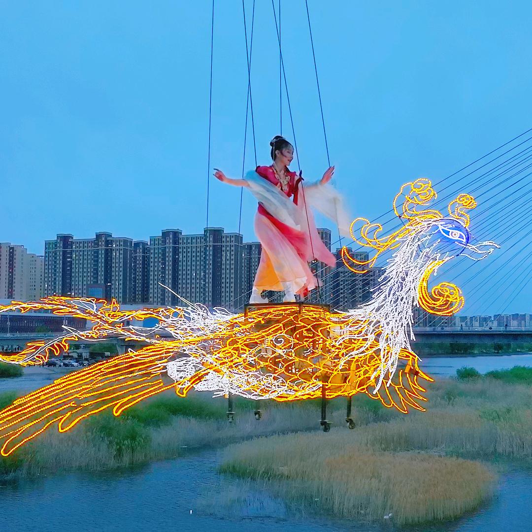 飞跃伊敏河