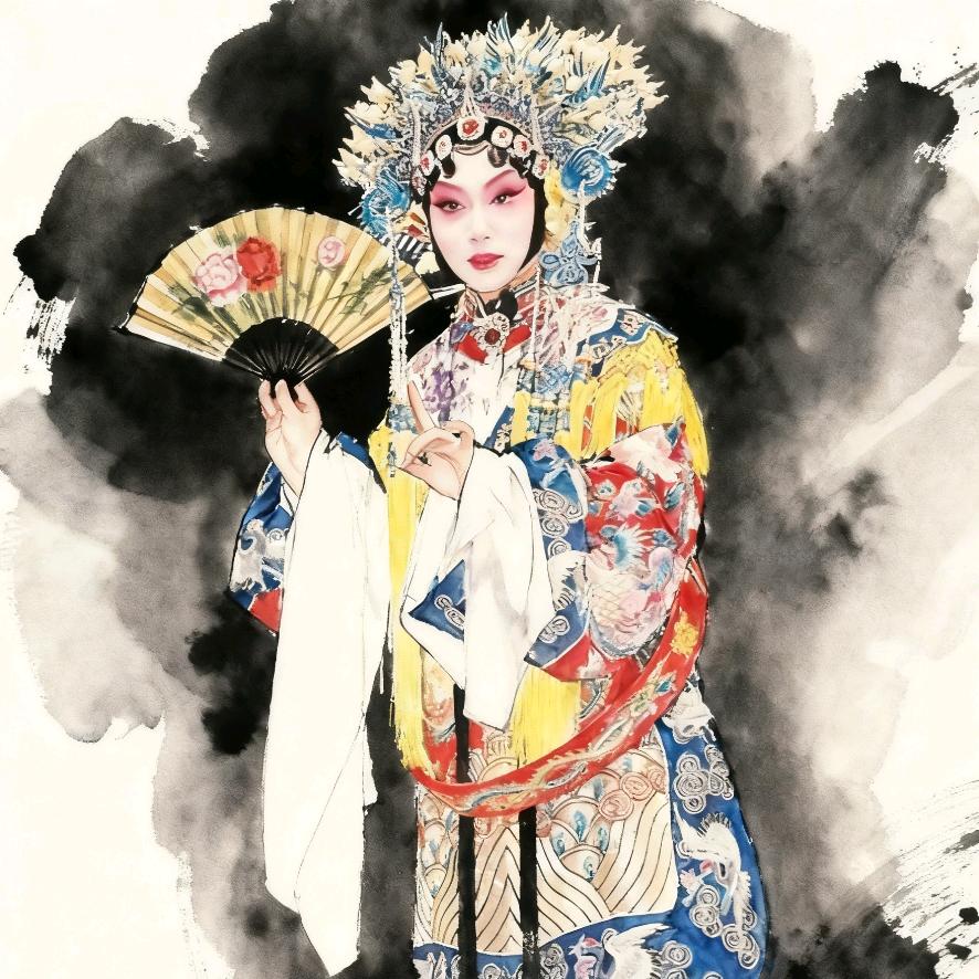 京剧传承人刘垚