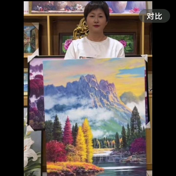 绿泽家居油画–笑对人生