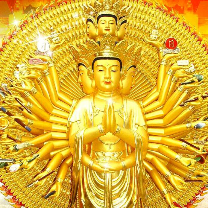 千手观音，阿弥陀佛