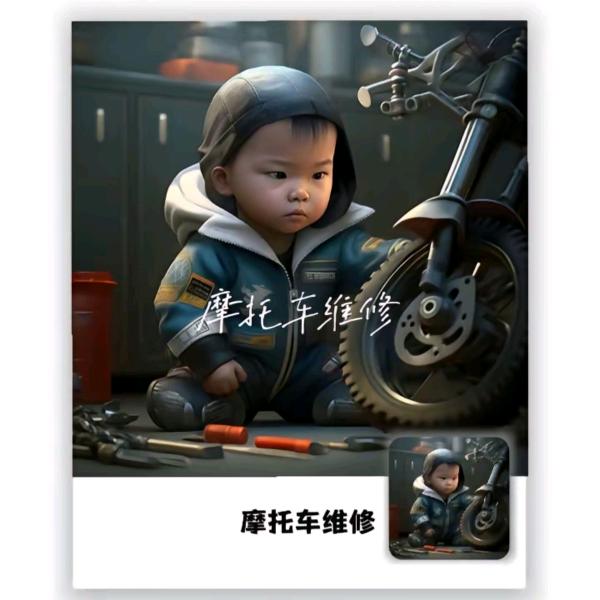 九零后修车人，赢哥