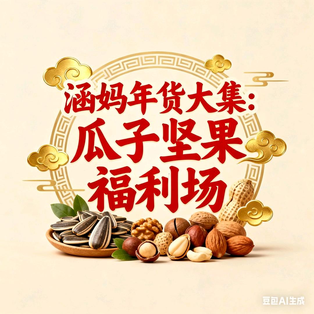 涵妈年货大集:瓜子坚果福利场