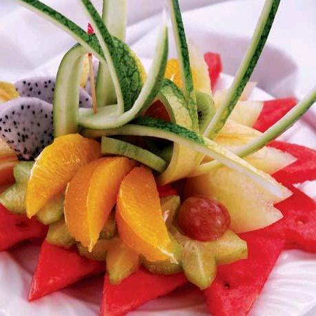 萝卜柿子花生豆