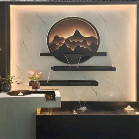 郑州不锈钢流水景墙