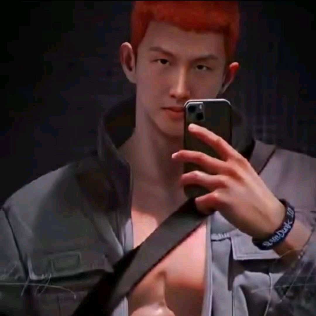 沉迷游戏的男人