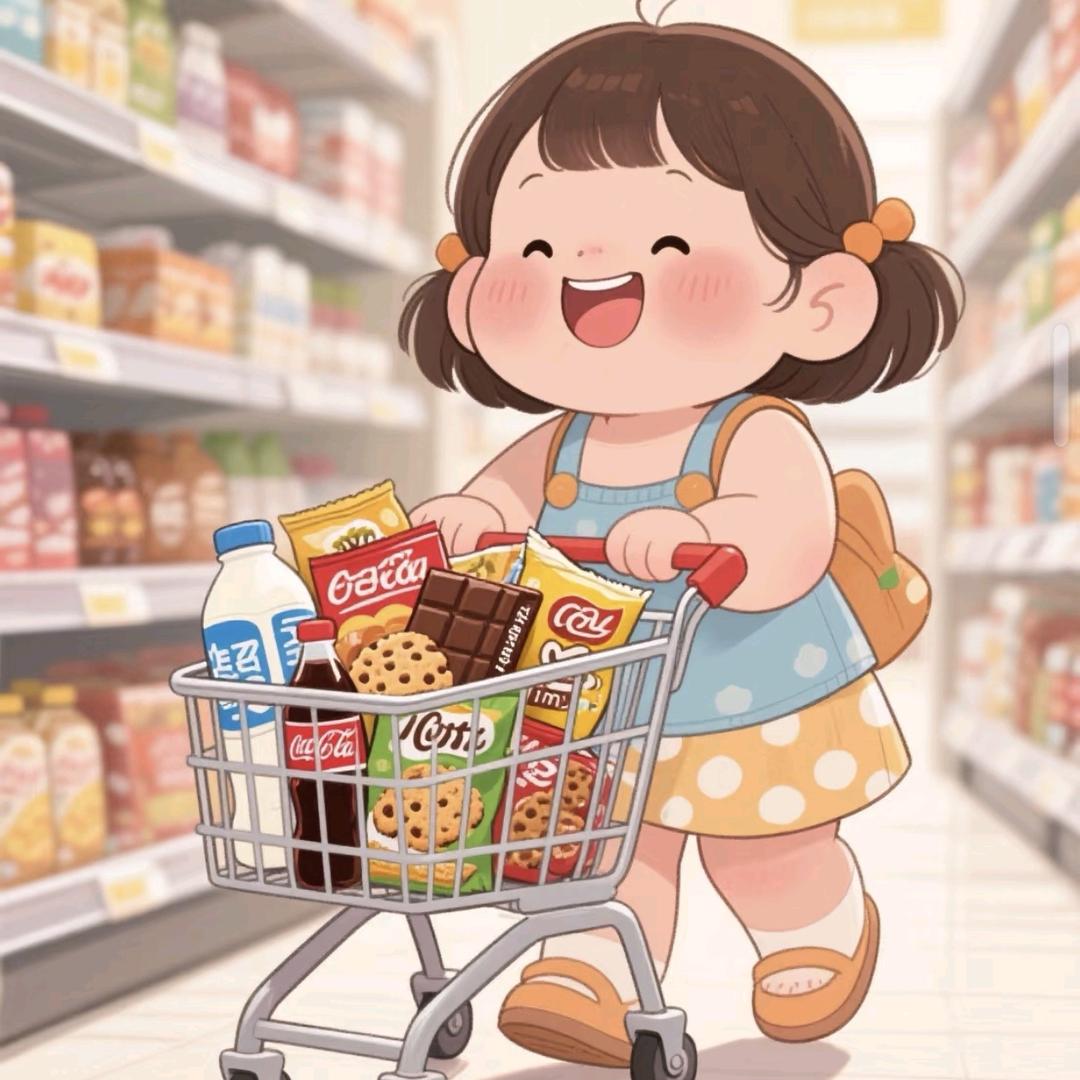 小卢很爱吃(橱窗里有）