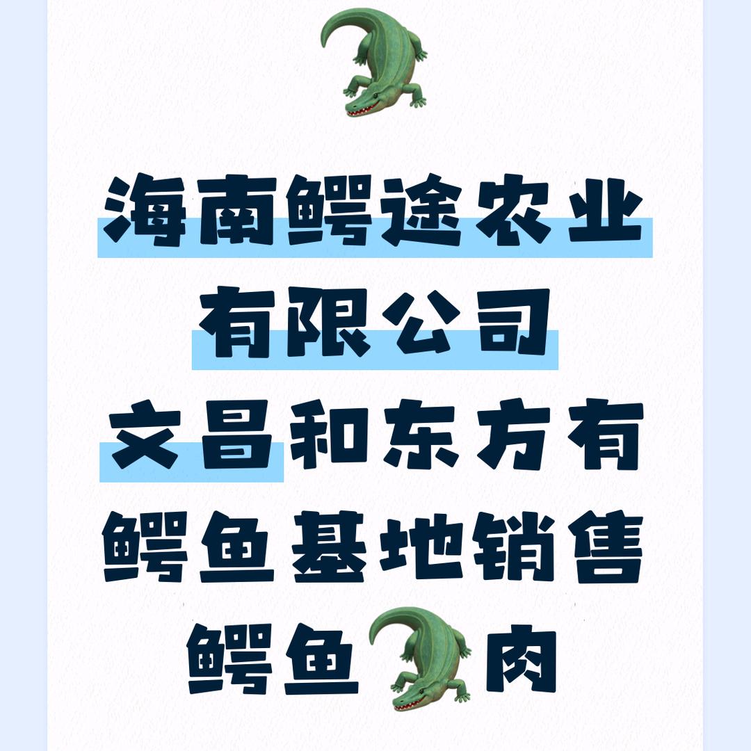 鳄途新鲜现杀鳄鱼肉