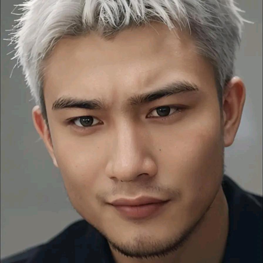 不一样的微笑。
