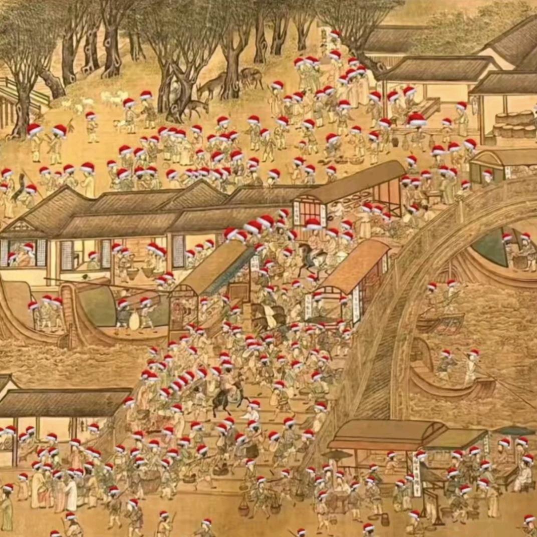 老太太闯红灯背我过马路