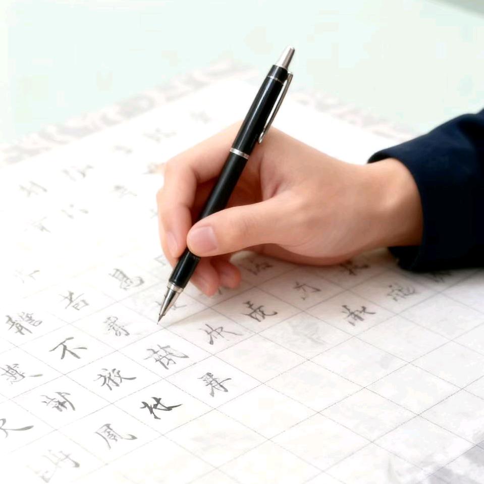 一笔一划教写字