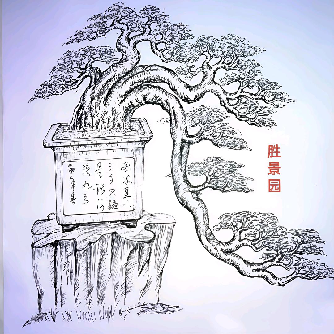 胜景园盆景