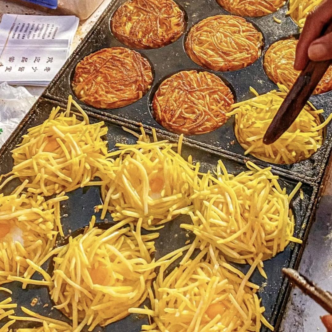 灵魂土豆饼(鸡蛋肉堡)