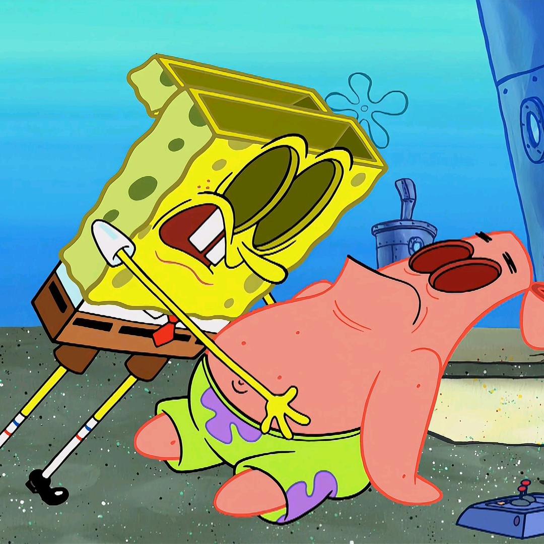 没脑子的海绵宝宝和没脑子的派大星