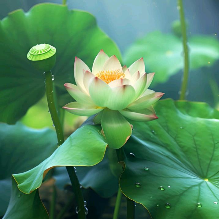 荷塘满月