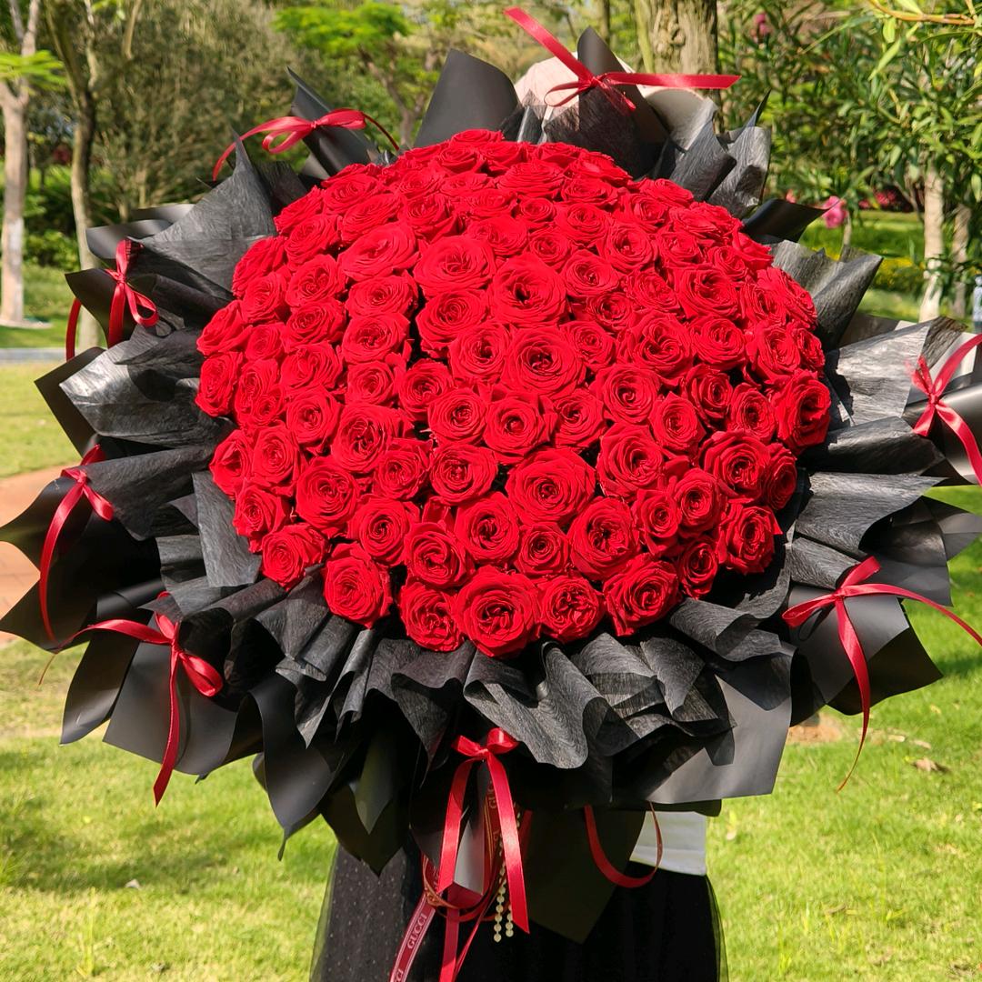 艾艺永生花（成品可批发）鲜花婚车开业花篮