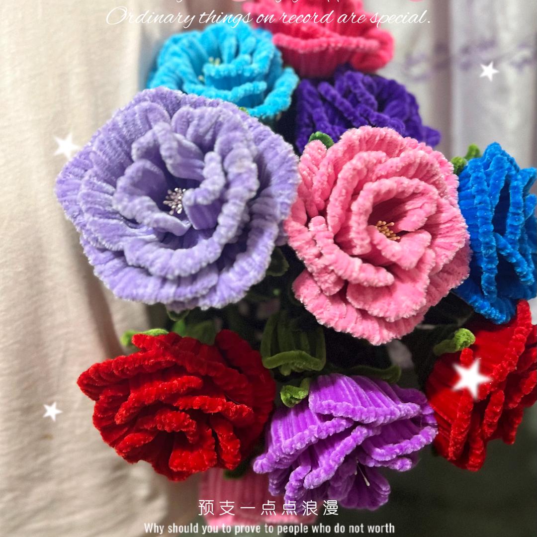 手工花 手工提篮 手工背篓（需要私信)