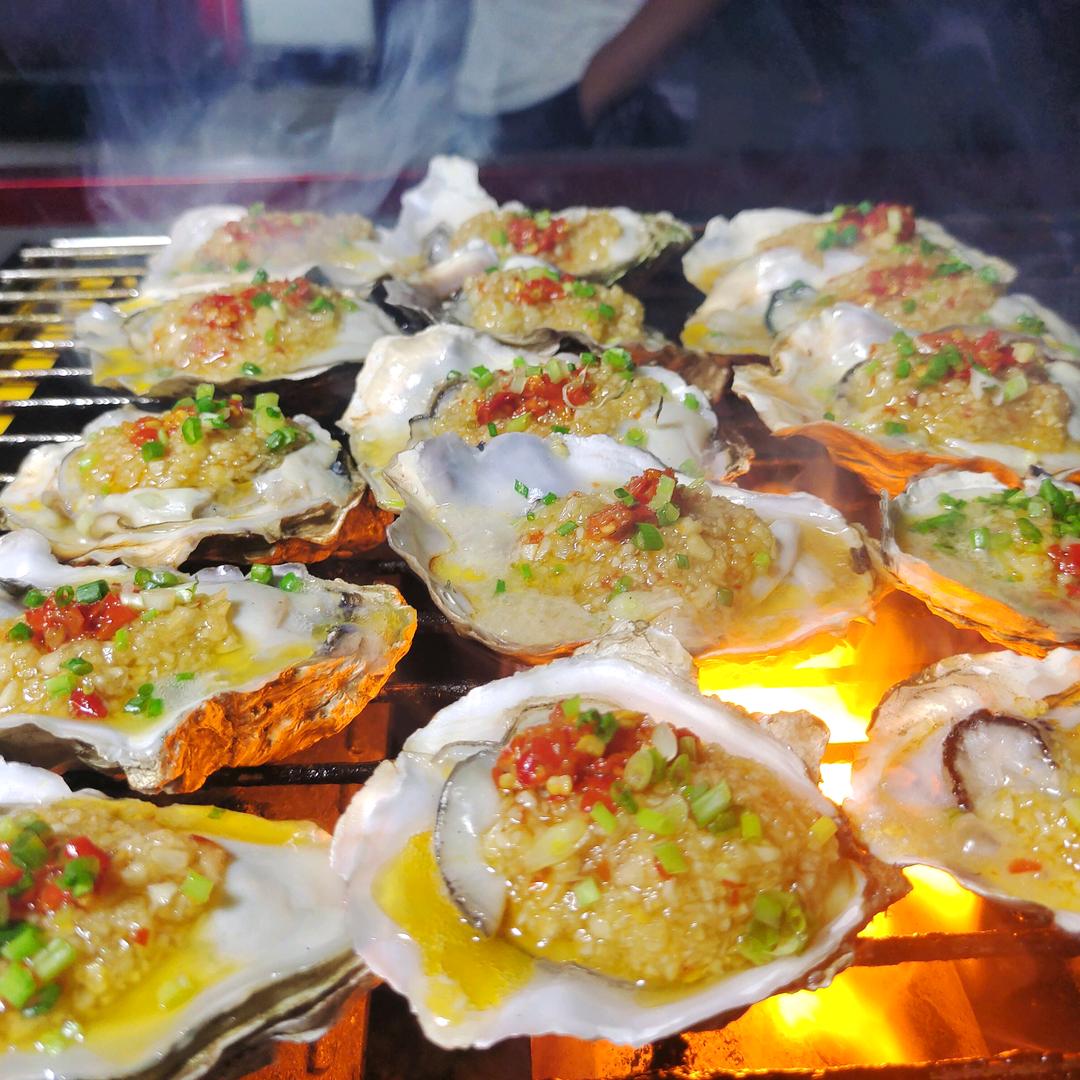 阿助烤生蚝