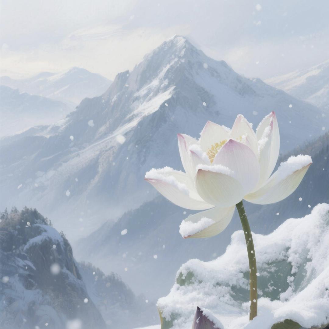 冬日莲花