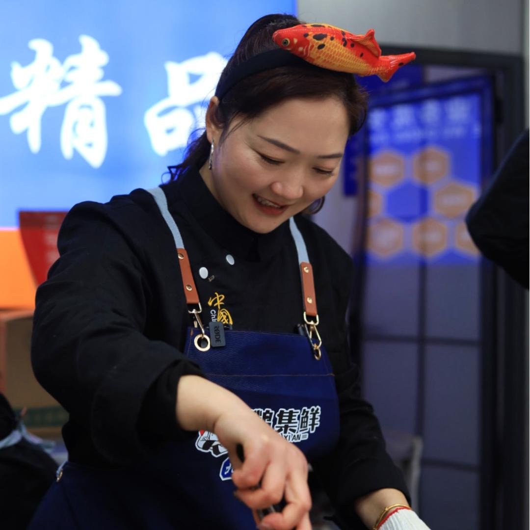 鹅集鲜马姐炮筒鱼