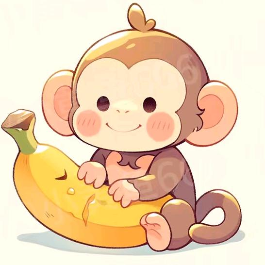 贪吃的小猴子