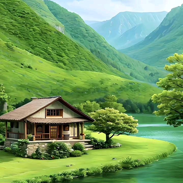 青山撞晚风
