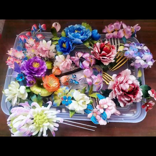 瑞莲非遗绒花