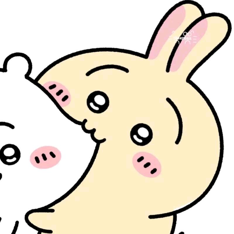 爱吃的黄色兔子