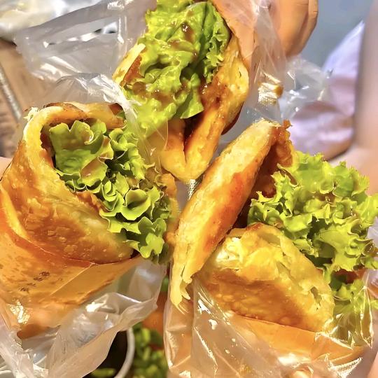 烤炉鸡蛋灌饼