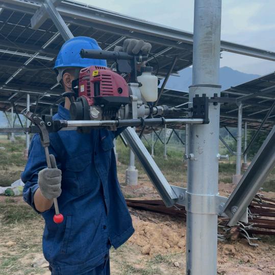 光伏对穿钻孔机厂家直销