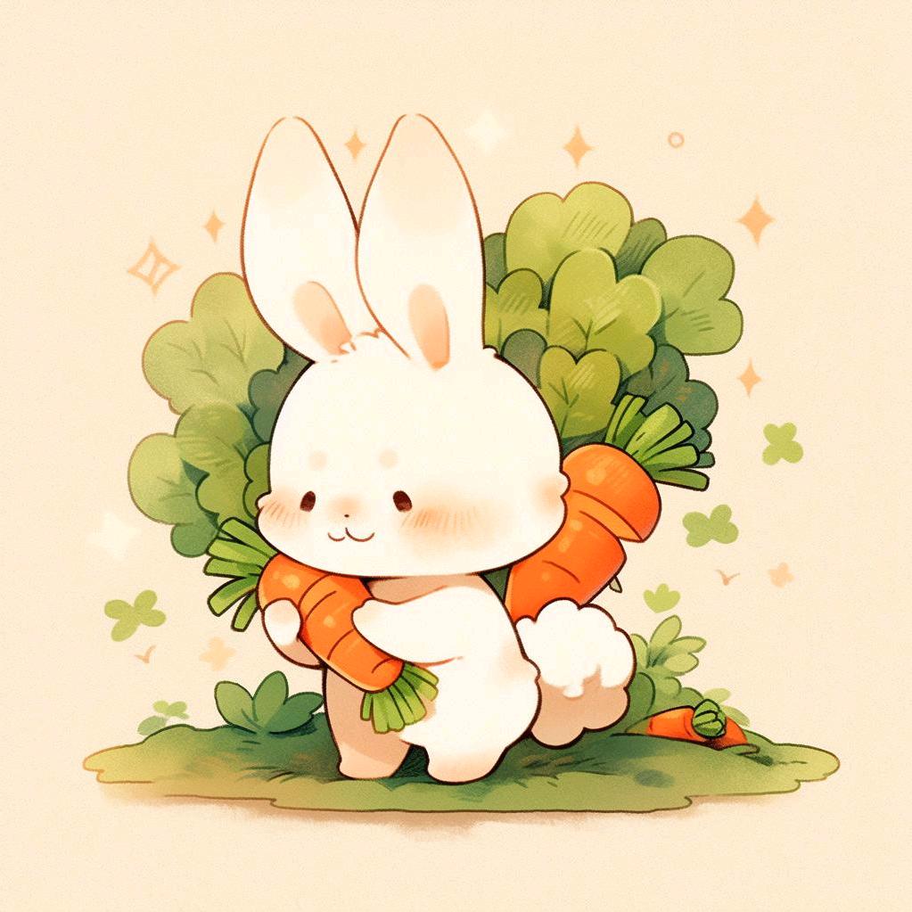 爱吃🥕萝卜的🐰兔子