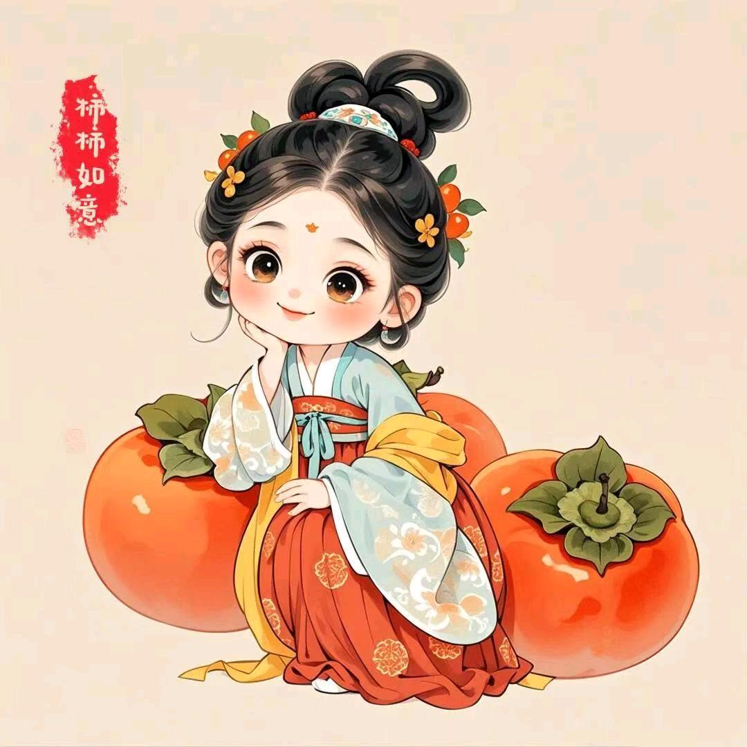 笑嘻嘻，美滋滋