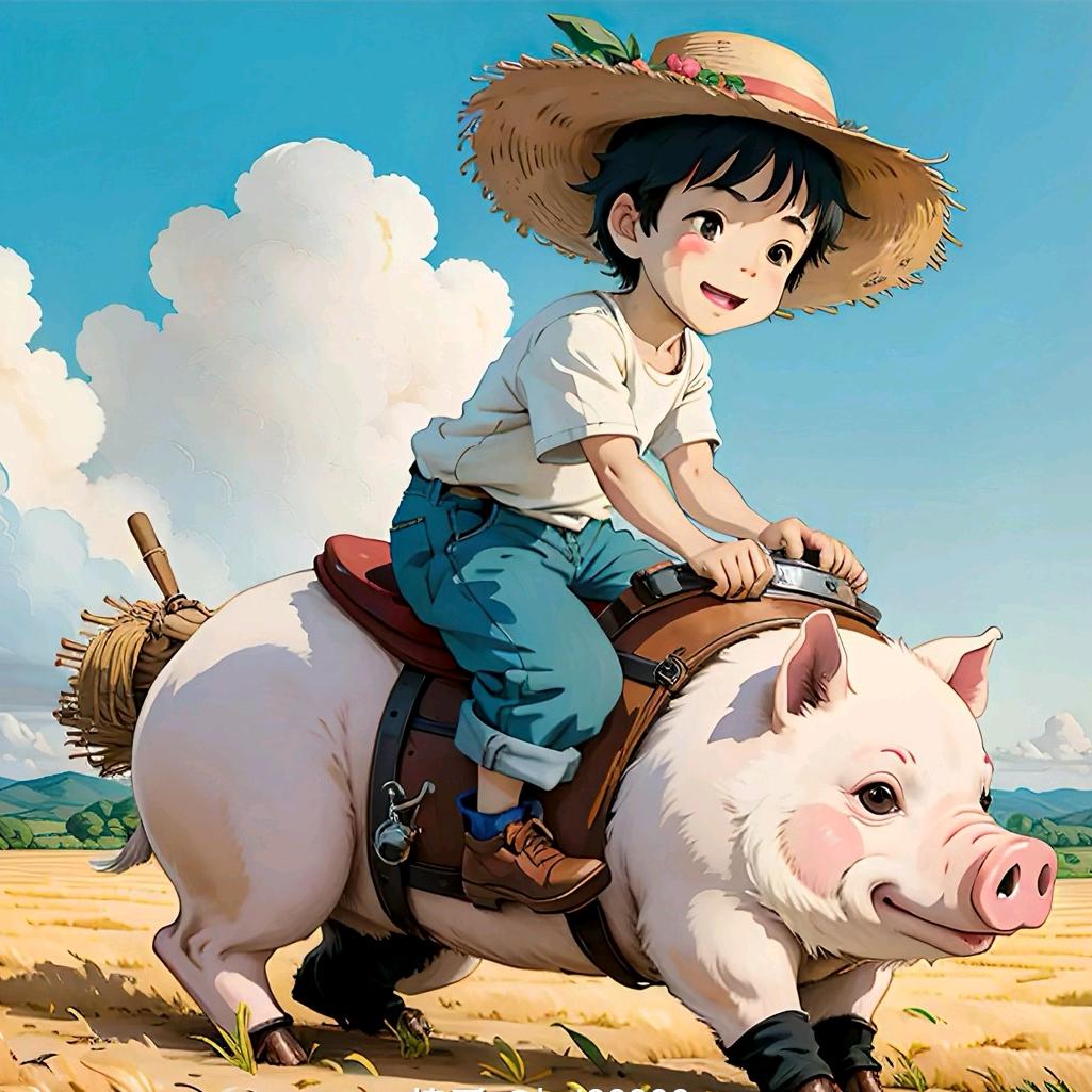 骑着佩奇去旅游✨
