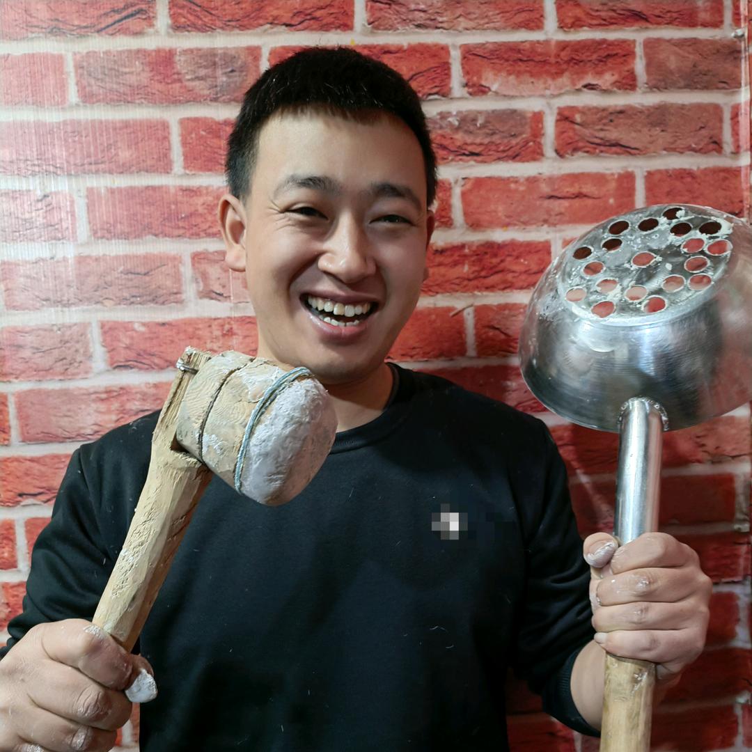 强娃儿炭火烤饼
