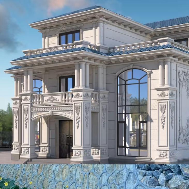 彭工装饰.外墙仿石漆（新田，宁远鲤溪)