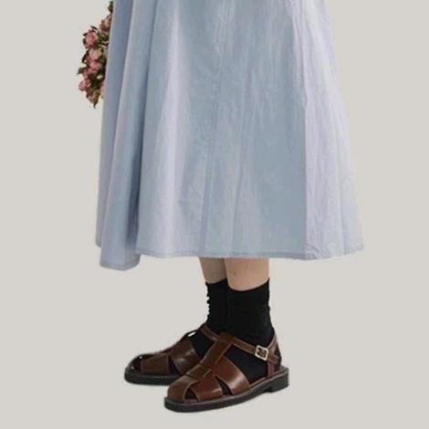 小野日韩手工女鞋
