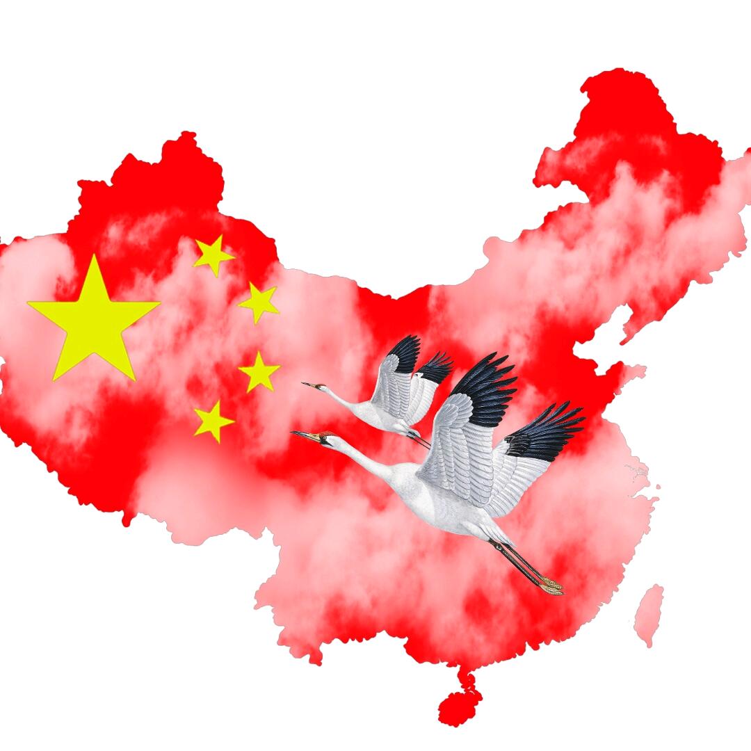 墨竹鹤