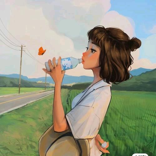 给你一个甜甜的微笑