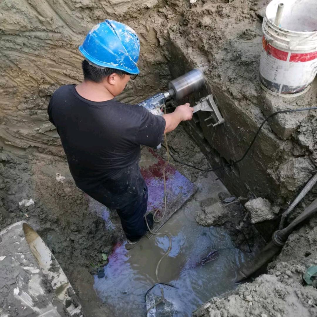 吴江～小吴打孔切墙