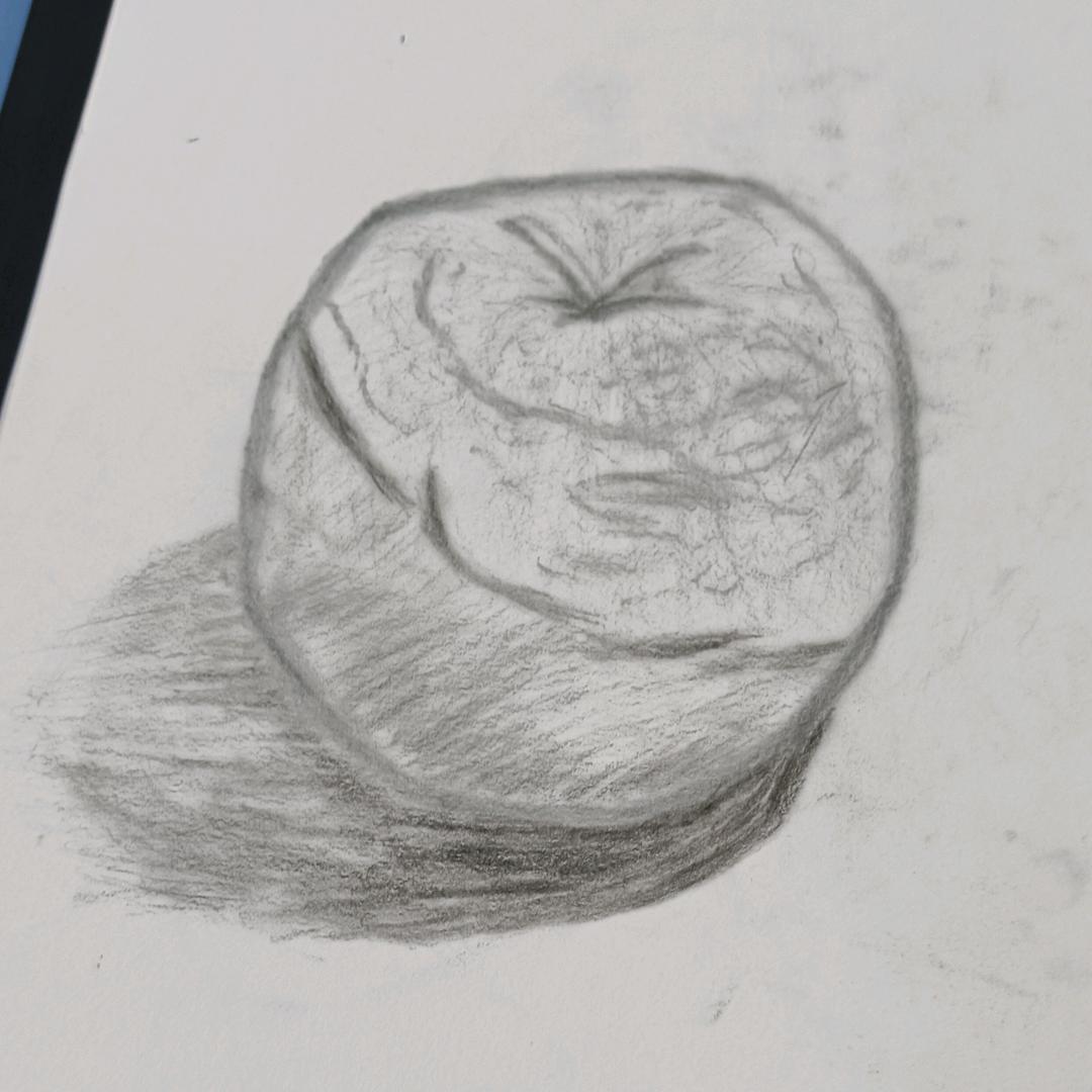 这是我自己画的苹果