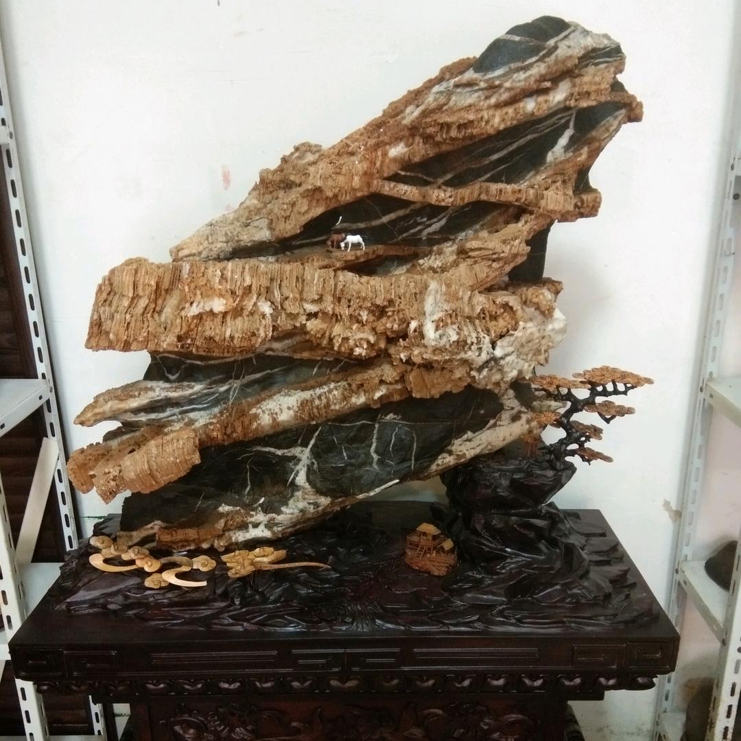 小余木雕宣石馆，批发宣石