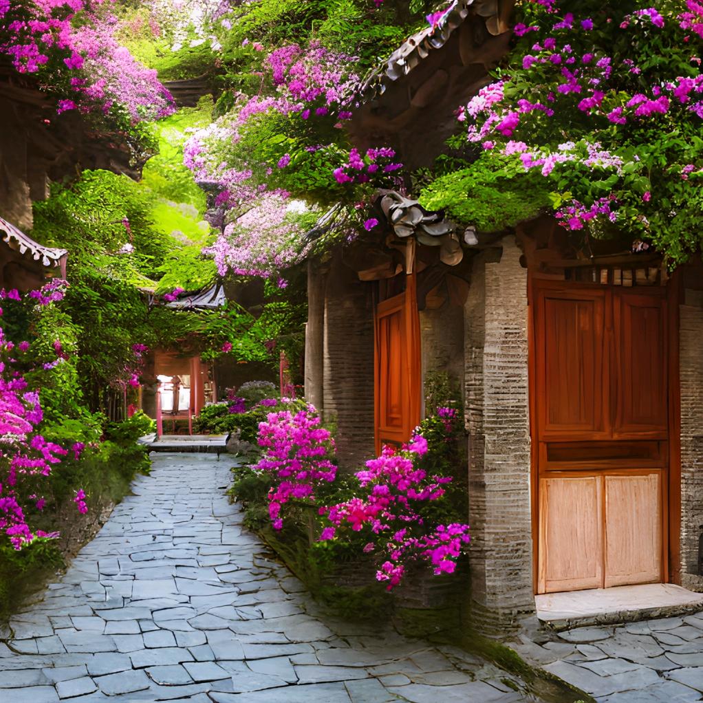单色山林