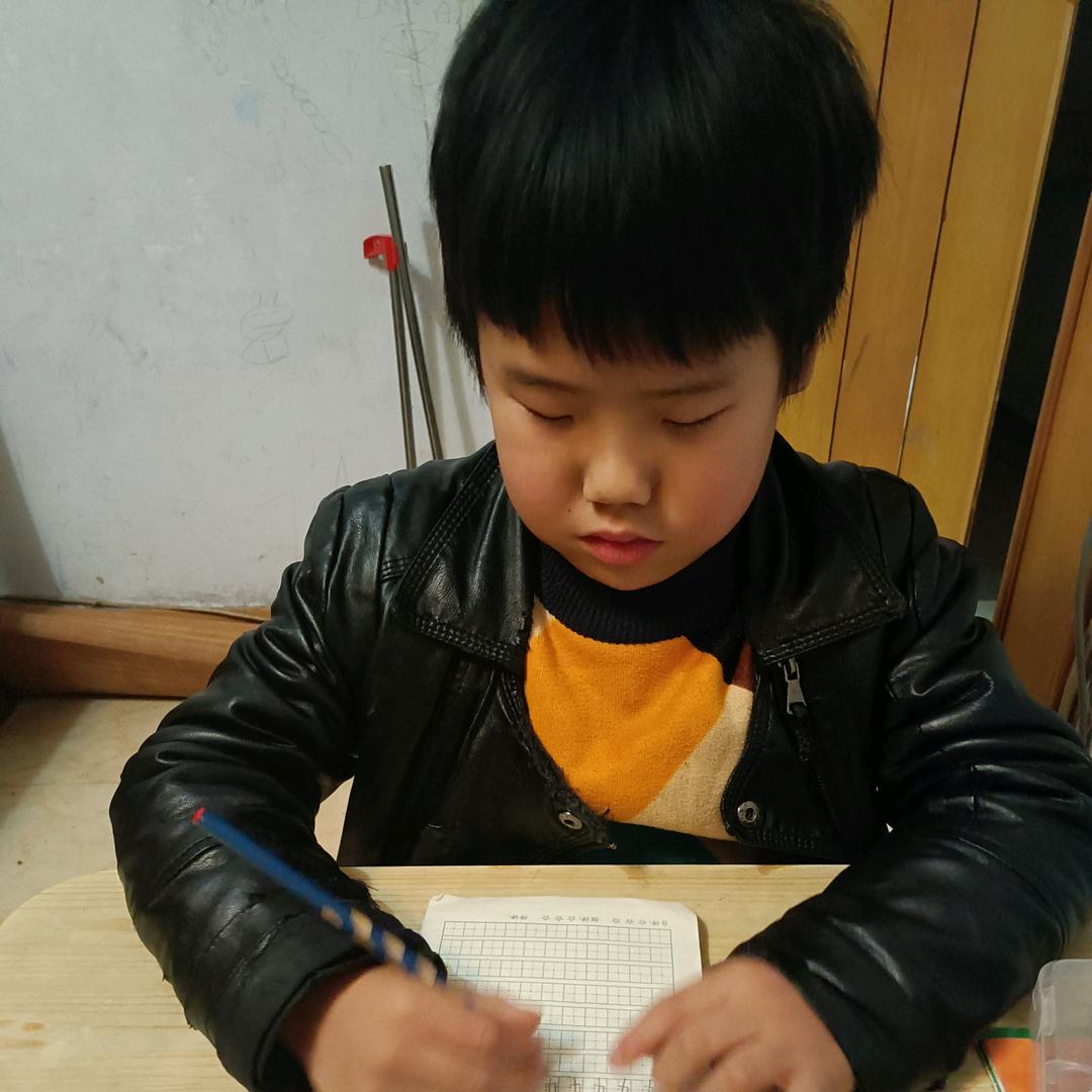 和麻麻摆摊的壮壮